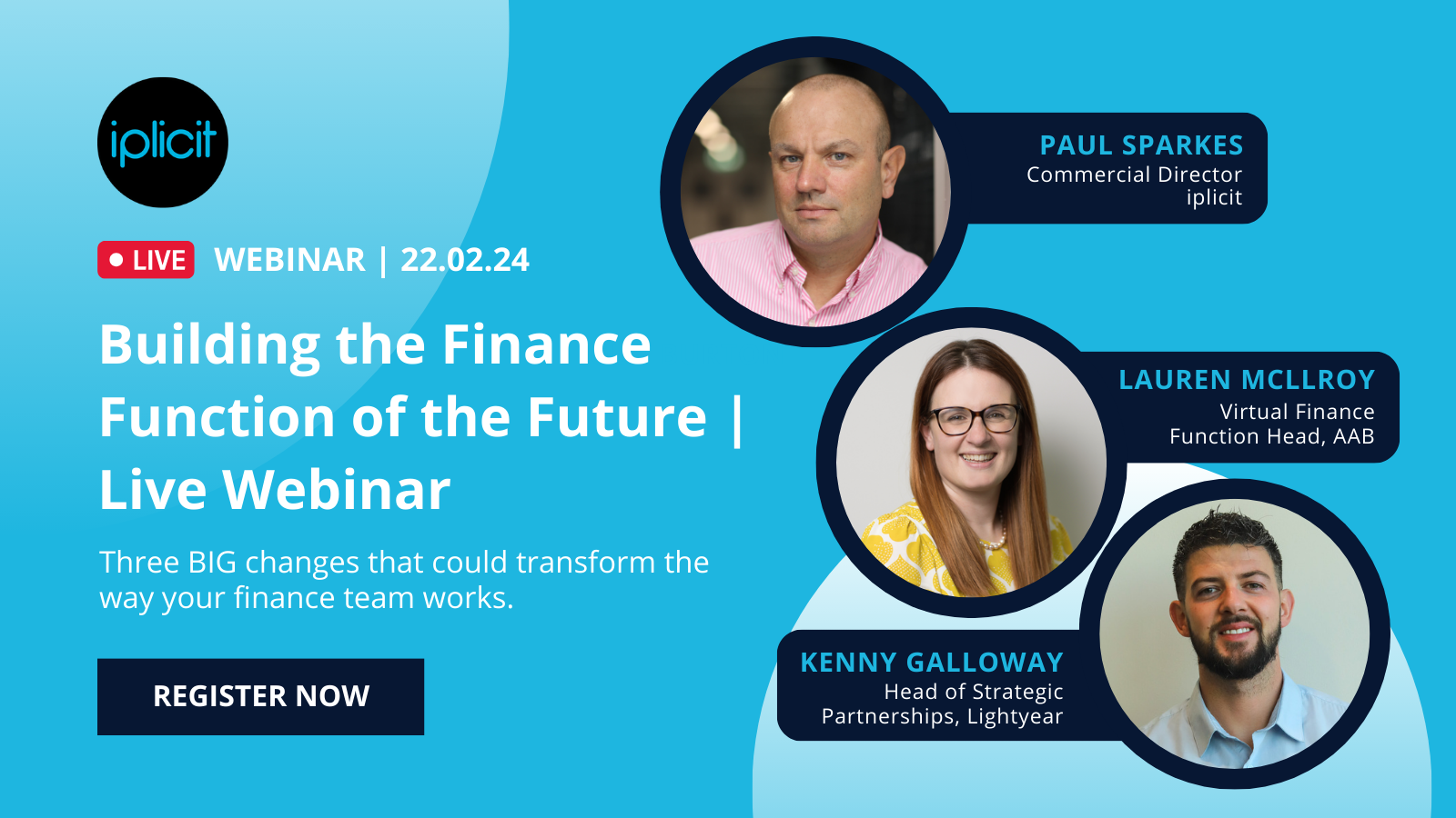 Building the Finance Function of the Future | iplicit Live Webinar